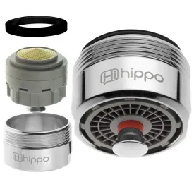 Aeratore per rubinetto Hihippo SHP 3.8 - 8.0 l/min start/stop M24x1